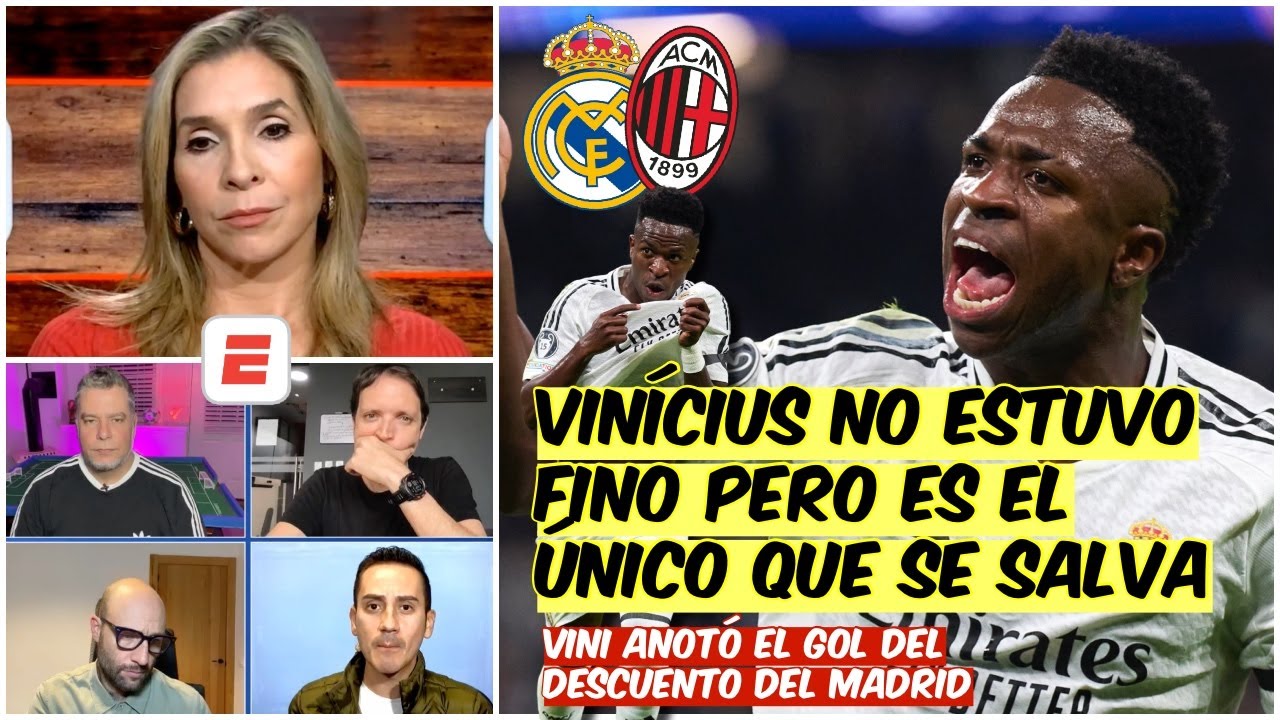 VINICIUS, el ÚNICO que se salva en la DOLOROSA derrota del REAL MADRID ...