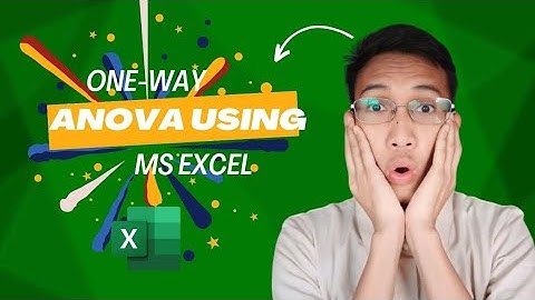 𝗢𝗻𝗲-𝗪𝗮𝘆 𝗔𝗡𝗢𝗩𝗔 𝘂𝘀𝗶𝗻𝗴 𝗠𝗶𝗰𝗿𝗼𝘀𝗼𝗳𝘁 𝗘𝘅𝗰𝗲𝗹 | 𝗚𝗿𝗮𝗱𝗲 𝟭𝟭 𝗦𝘁𝗮𝘁𝗶𝘀𝘁𝗶𝗰𝘀 & 𝗣𝗿𝗼𝗯𝗮𝗯𝗶𝗹𝗶𝘁𝘆 𝗟𝗲𝘀𝘀𝗼𝗻