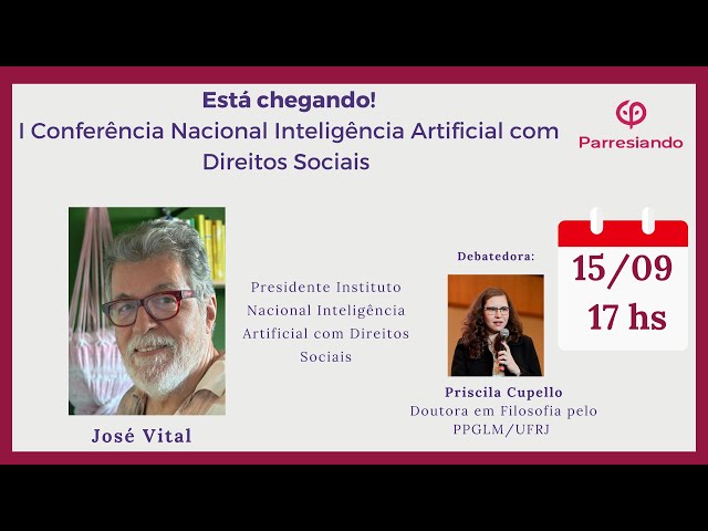 I Conferência Nacional Inteligência Artificial com Direitos Sociais está chegando