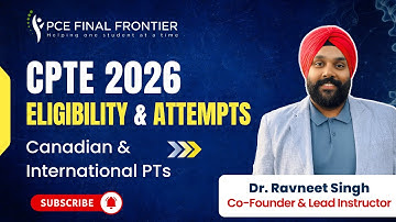 CPTE Eligibility & Attempts | Canadian & International PTs | Physiotherapy In Canada