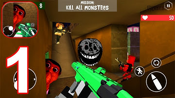 Horror Meme Shooting FPS Game - Gameplay Walkthrough Part 1 (iOS, Android Gameplay)