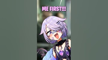 Bibou was a little excited to play "No Russian"... #kosekibijou #hololivememes #hololivememe