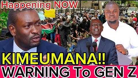 BREAKING NEWS‼️ PRESIDENT RUTO Warns GEN Z MAANDAMANO Here WHY ,ALBERT OJWANG Fresh EVIDENCE