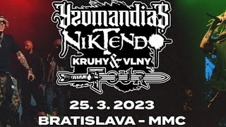 Yzomandias a Nik Tendo - “Kruhy & Vlny” tour - Bratislava - MMC - 25.3.2023