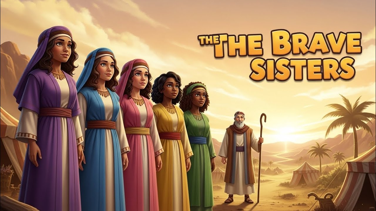 The Brave Sisters Who Spoke Up | Bible Story for Kids | Daughters of Zelophehad