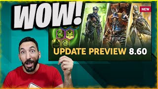 GEAR PRESETS & DUNGEONS MADE EASY! PATCH PREVIEW 8.60 | RAID SHADOW LEGENDS