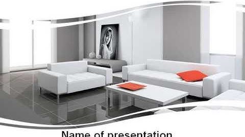 Interior Design Of Living Room PowerPoint Template by PoweredTemplate.com