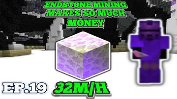 Endstone Mining Makes 31m/h... (Hypixel Skyblock Ironman)