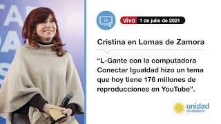 Discurso completo de Cristina en Lomas de Zamora | &quot;Conectar Igualdad fue una verdadera revolución&quot;