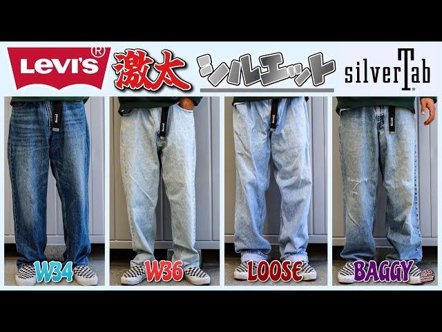 Comprehensive Comparison] Levi's Silver Tab Baggy Loose Jeans