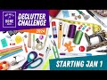 🗓🧹🧼 THE SEWING ROOM DECLUTTER CHALLENGE 2024