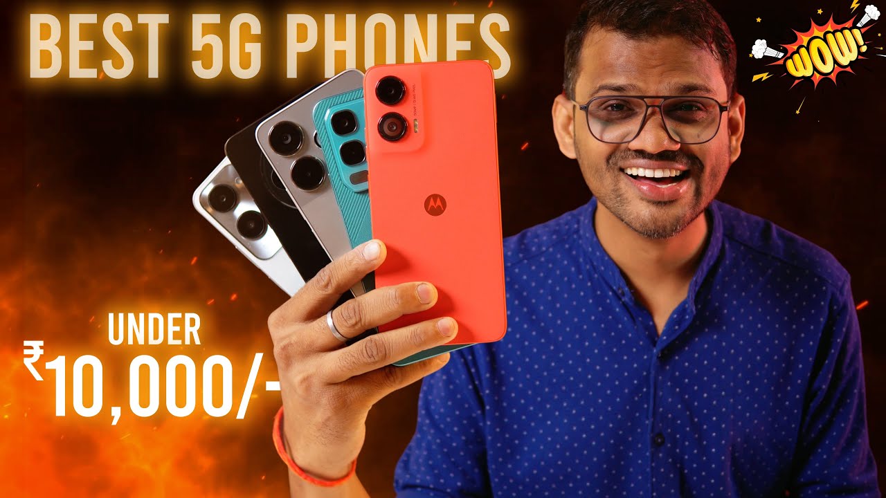 TOP 5 Best 5G Phone Under 10000 in APRIL 2025 l Best Mobile Under 10000 ...
