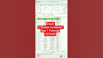 👉 VSTACK Function in Excel | Combine Sheets Like Magic #Shorts #Excel #Shortsfeed #ExcelTips