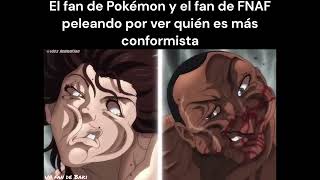 Fan de Pokémon vs Fan de FNAF peleando por ver quién es más conformista