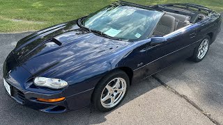 Test Drive 1999 Camaro SS Convertible SOLD $27,900 Maple Motors 6K Low Miles