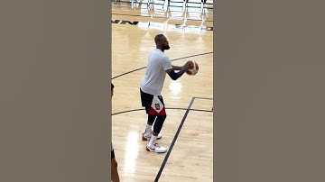 LeBron James Shoots Free Throws at 2024 USA Basketball Practice