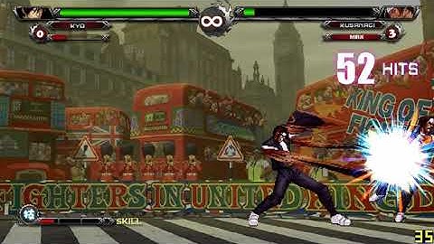 KOF WING EX MOD: small kyo test