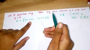 In ER a is unit iff d(a)=d(1) || any two arbitrary element have GCD