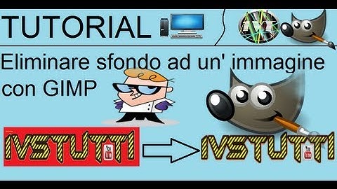 TUTORIAL: Eliminare lo sfondo di un