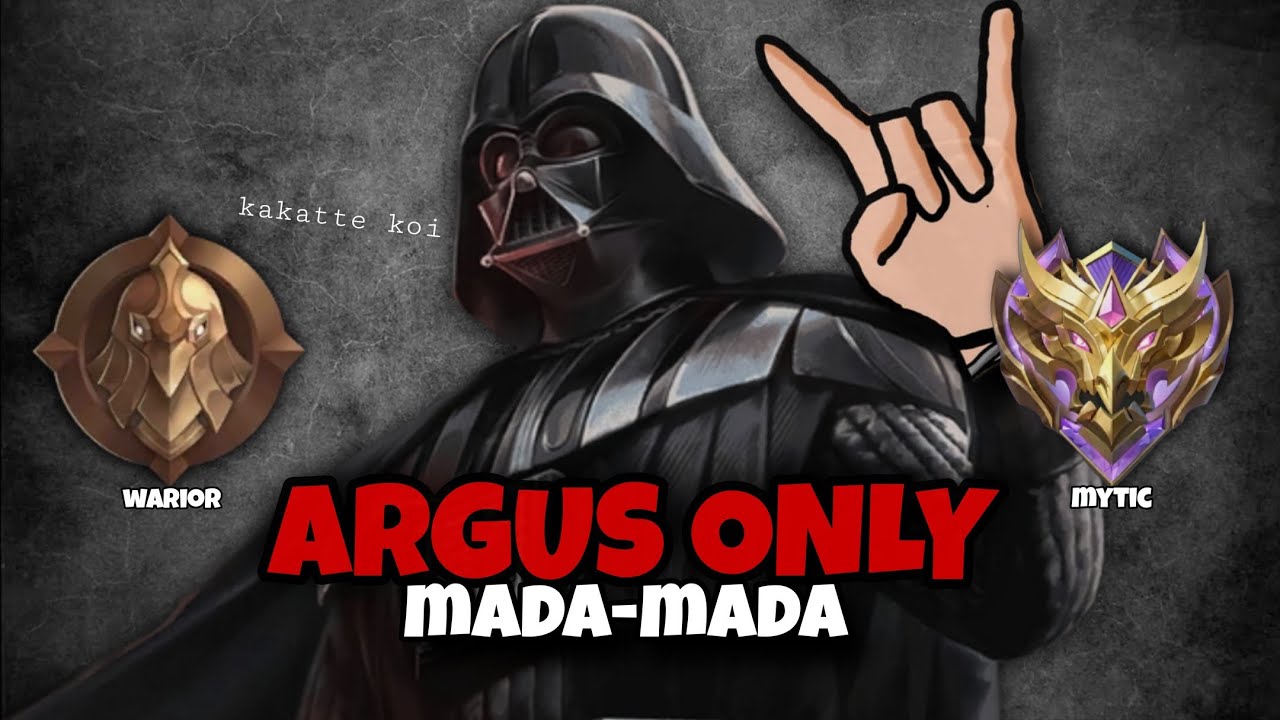 NAMATIN MOBILE LEGENDA TAPI ARGUS ONLY#mobilelegends