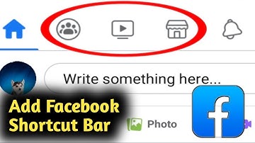 Facebook Shortcut Bar Not Showing / Missing - Fixed!