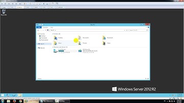 Map a Network drive using Windows Server 2012 R2