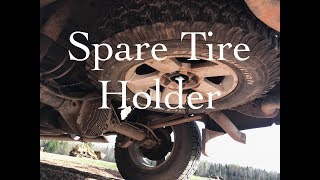 Replacing a Spare Tire Holder Update Spare Tire Wheel Carrier Hoist Winch Repair For Under 10 Truck Van Suv