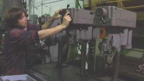 3 Clausing 15in Drill Presses on Table.wmv