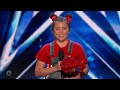 12yearold animal trainer does a quickchange dog act on americas got talent