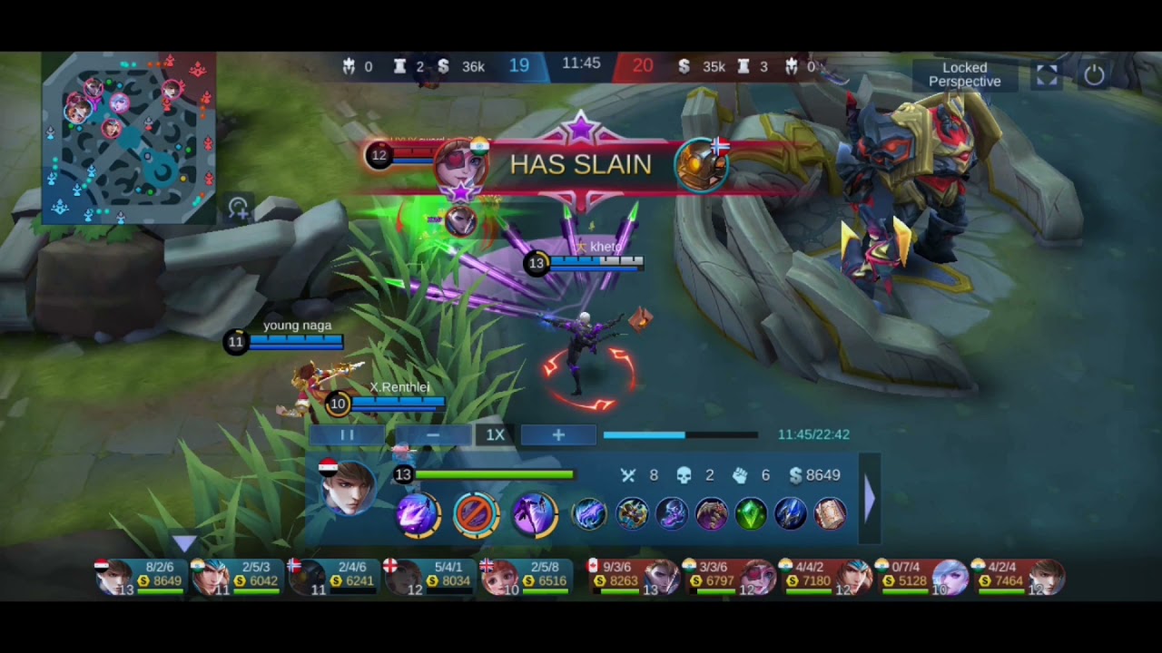 Gusion savage gameplay... Gusion v.e.n.o.m skin... 🔥🔥