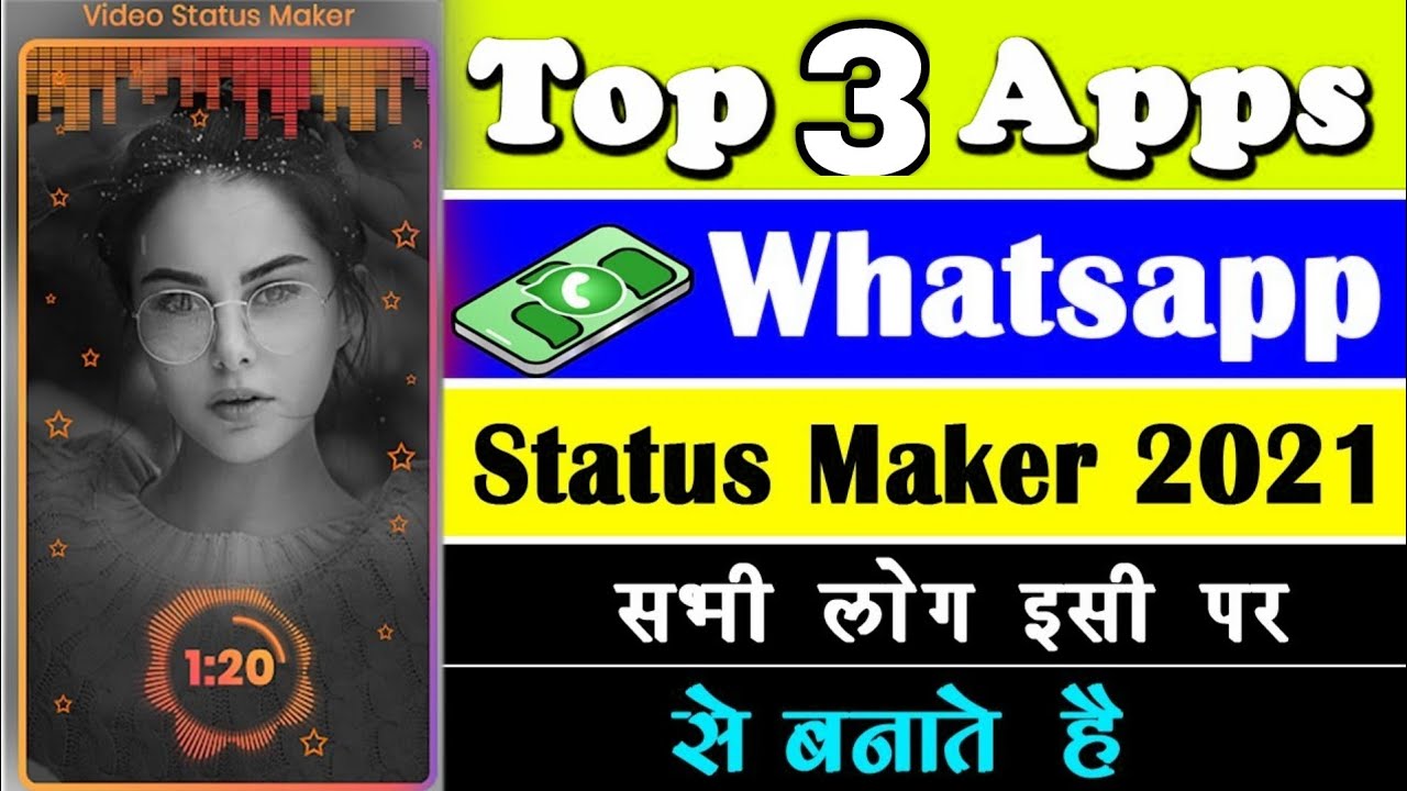 Top 3 Best whatsapp latest status app 2021 | Best status app 2021.