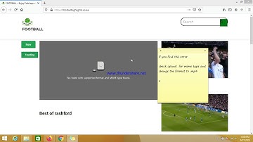 How to solve mime type not found in site videos