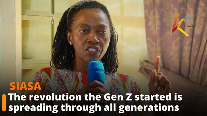 “The revolution the Gen Z started is spreading through all generations,” Martha Karua