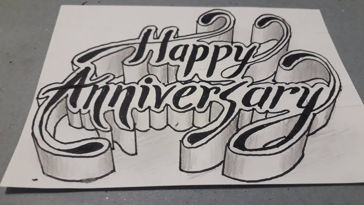 Wedding anniversary illustration line drawing  Stock Illustration  80719590  PIXTA