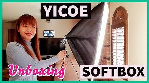YICOE Softbox Photography Lighting Kit | Unboxing + Set up