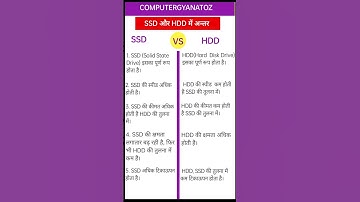 ssd vs hdd || solid state drive vs hard disk drive||#computer #ssd #hdd #ssdvshdd