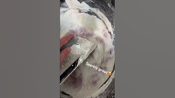 Ready to grout! #satisfying #grouting #kitchen #sosatisfying