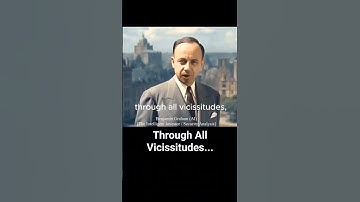 Through All Vicissitudes. Benjamin Graham (AI 🤖) The Intelligent Investor. Buffett. Value Investing.