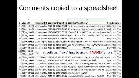 Social Media Data Analysis 5: Gathering and analysing YouTube comments with Mozdeh