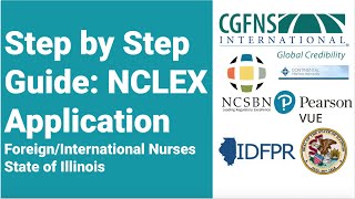 Applying for NCLEX | Foreign Graduates | Step by step | Illinois