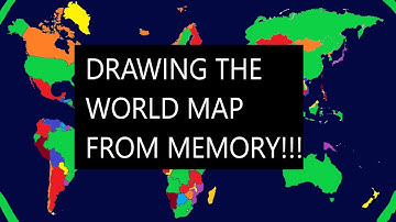 HOW WELL CAN I DRAW THE WORLD MAP FROM MEMORY???