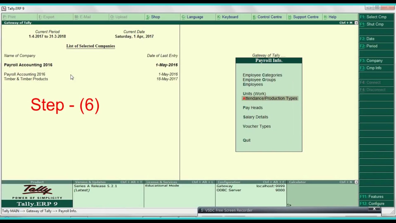 payroll assignment in tally erp 9 pdf