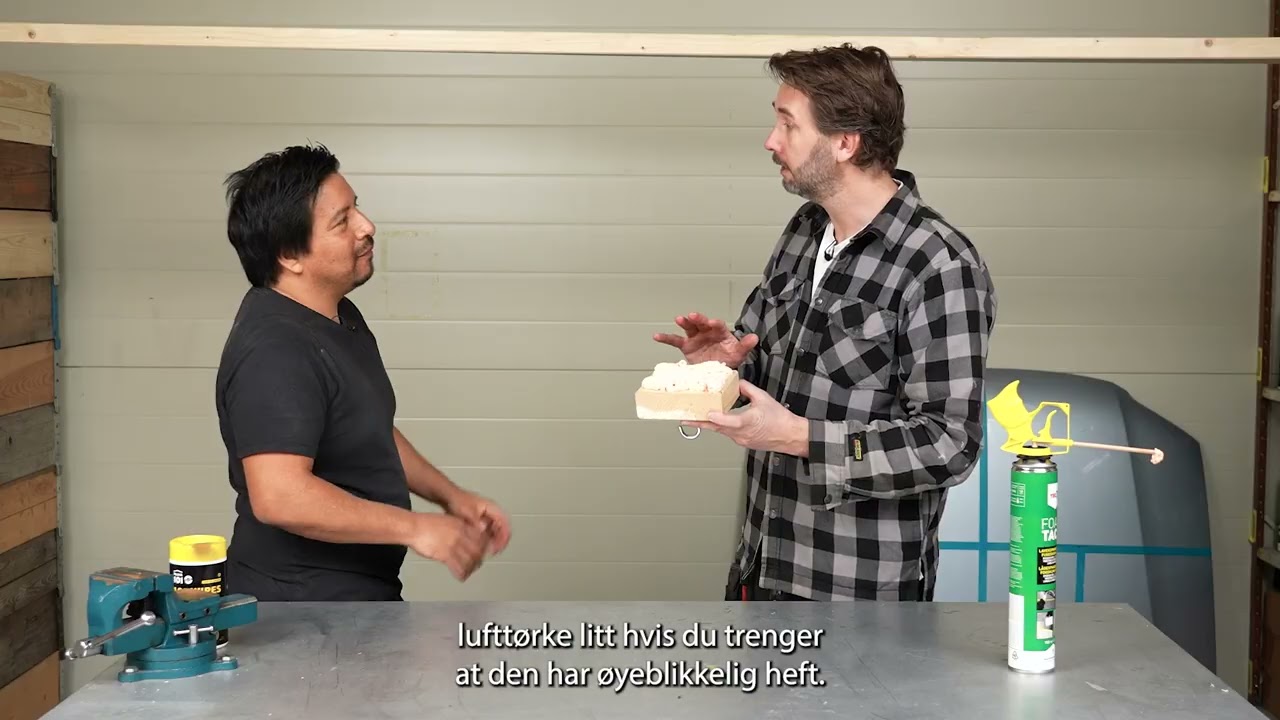 Enklere Håndverk: Byggskum eller skumlim? Foamtack, begge deler
