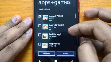 How to Uninstall or Move Multiple Apps in Single Click on Windows Phone 8.1