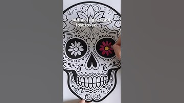 Sugar Skull Coloring Book | Viola Leandres