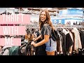THRIFT CHALLENGE | THRIFTING BELLA HADID AND HAILEY BIEBER INSPIRED OUTFIT DUPES AT GOODWILL SOCAL