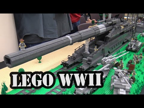 LEGO WWII German Schwerer Gustav Rail Gun