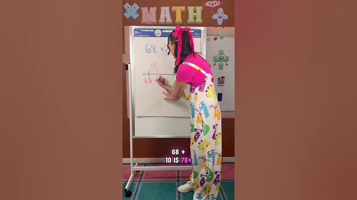 Adding on a Number line strategy #mathlessons #addition #maths #numberline #easyaddition #teacher