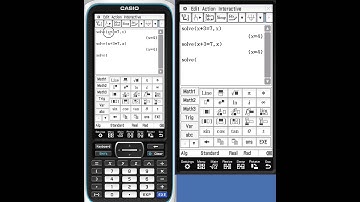 Classpad fx-CP400 Action/Interactive Menus, Part I