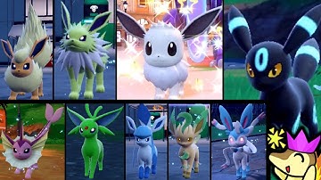I found All SHINY Eeveelutions in Pokémon Scarlet & Violet